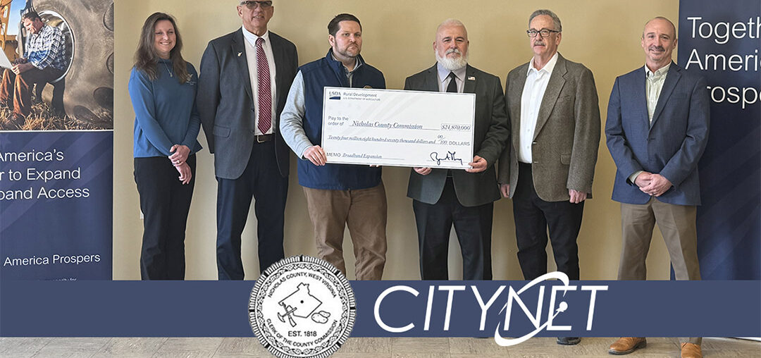 Citynet Announces $24.87 Million Investment to Expand GIG Fiber Network in Nicholas County Through ReConnect Program